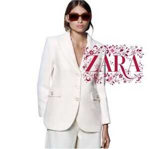 Zara Women's Cream Blazer